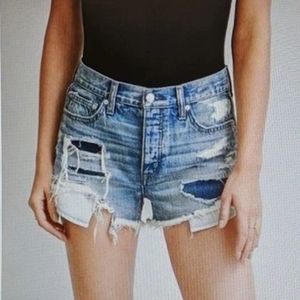 American Eagle Hi Rise Festival Jean Shorts Size 6
